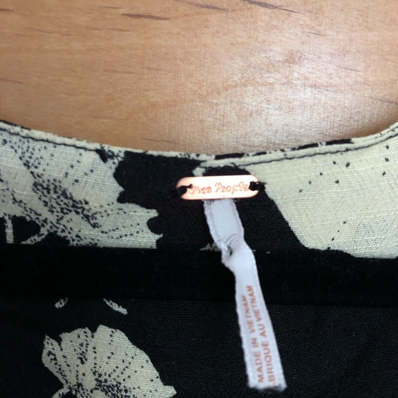 free people floral wrap dress - Picture 3 of 6